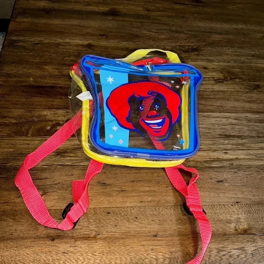 Vtg McDonald’s Mini Collectible Children’s Unisex Backpack Bag Adjustable
